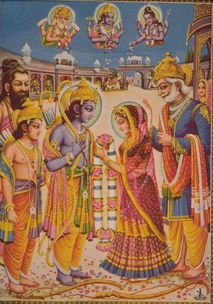 rama sita wedding